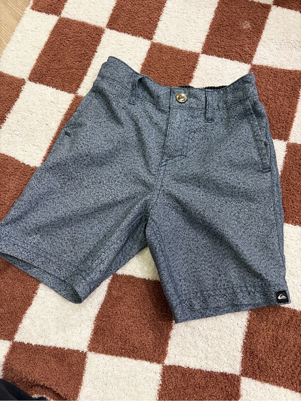 Quiksilver Boys Heathered Blue Shorts